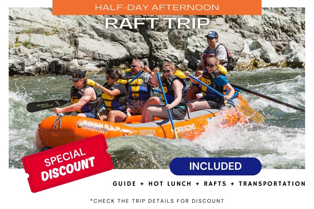 Rogue River Half Day Raft Trip (Afternoon)