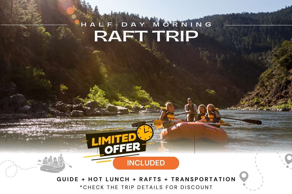 Rogue River Half Day Raft Trip (morning)