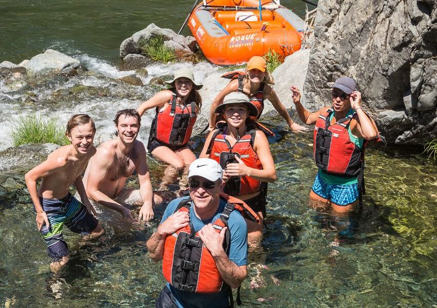 whitewater rafting trip